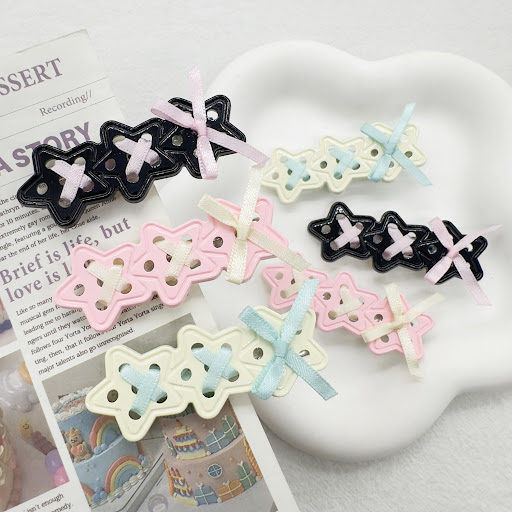 Title 2, Sweet Cool Hot Girl Style Star Hairpin Sweet Ri...