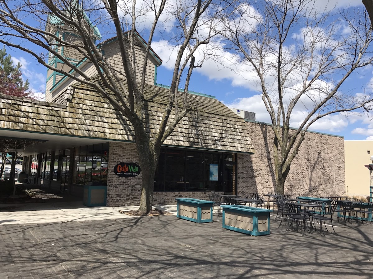 They have TWO outdoor patios for dining as well as lots of indoor seating.