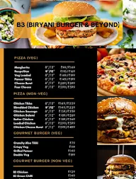 B3 (Biryani Burger & Beyond) menu 3