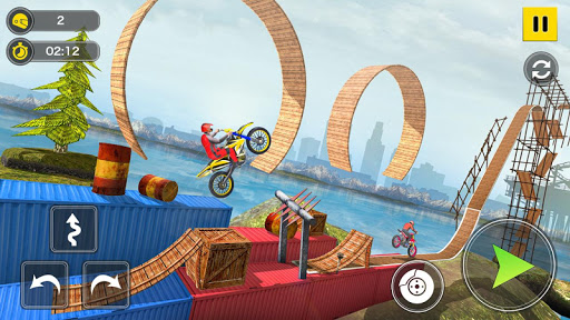 Tricky Bike Trail Stunts - Bike Stunt Racing 3D screenshots 2