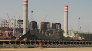 FILE IMAGE: Medupi's coal yard under construction in 2014.