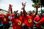 Numsa supporters. File photo.