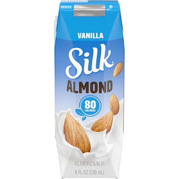 Leche De Almendra Silk Purealmond Vanilla Sin Gluten 90 calorías x 236 ml  