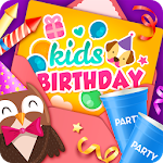Cover Image of Download Birthday Greeting Cards for Toddlers and Kids 2.0 APK