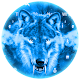 Download Blue Wild Wolf Keyboard Theme For PC Windows and Mac 10001001