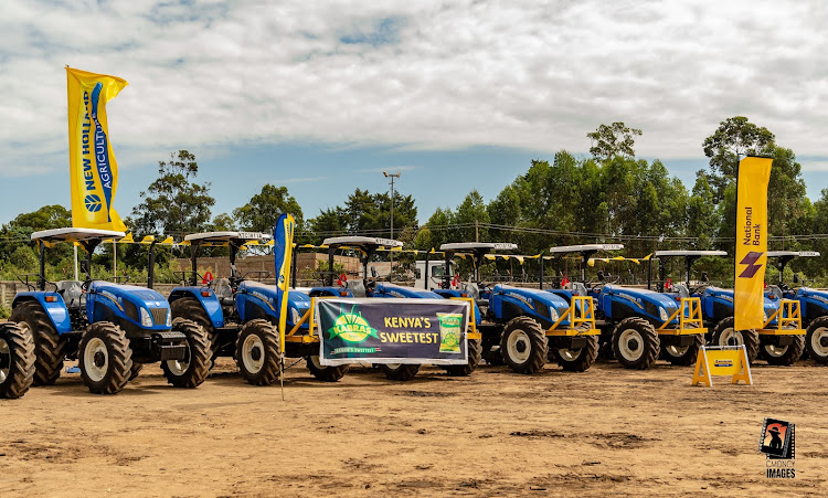 West Kenya Sugar's new tractors launched last year.