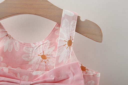 Title 8, Girls Summer New Floral Mesh Slip Dress, light...