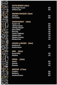 Hotel Presidency menu 7