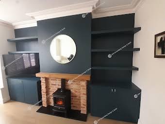 Alcove shelving and Fireplace album cover