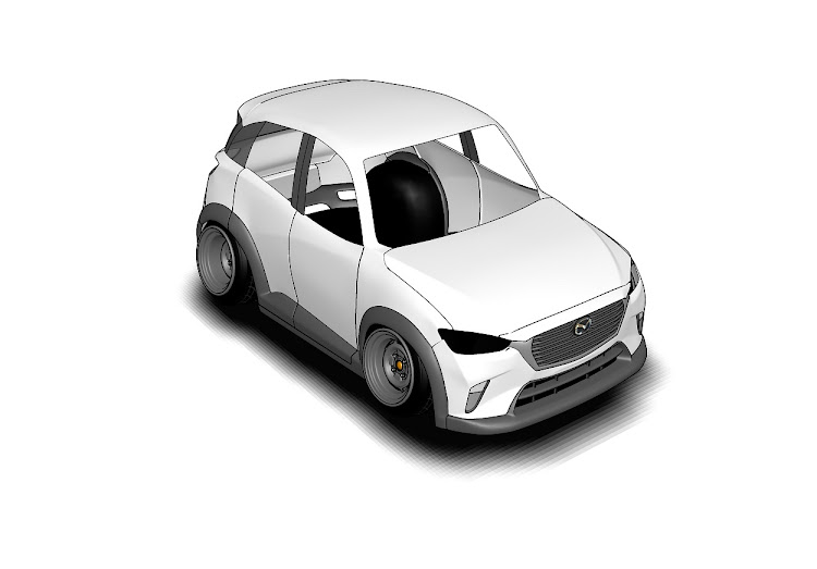 MPVのCX-3・3DCG・カーモデリングに関するカスタム事例の投稿画像2枚目