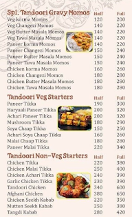 Tandoori Zaika menu 1