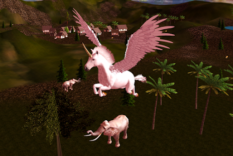   Flying Unicorn Simulator 3D- screenshot thumbnail   