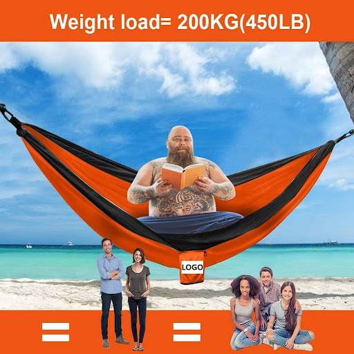 Title 5, High Load-Bearing Single Double Nylon Hammock E...