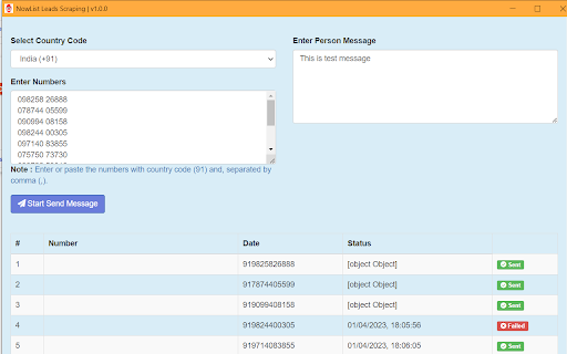 NowList Leads Scraping