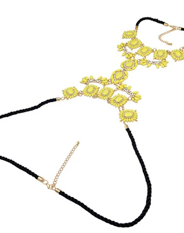 Fashionable diamond luxury body cha - 3