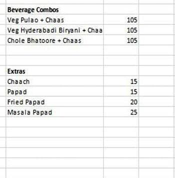 Jay Khodiyar Tea Stall menu 