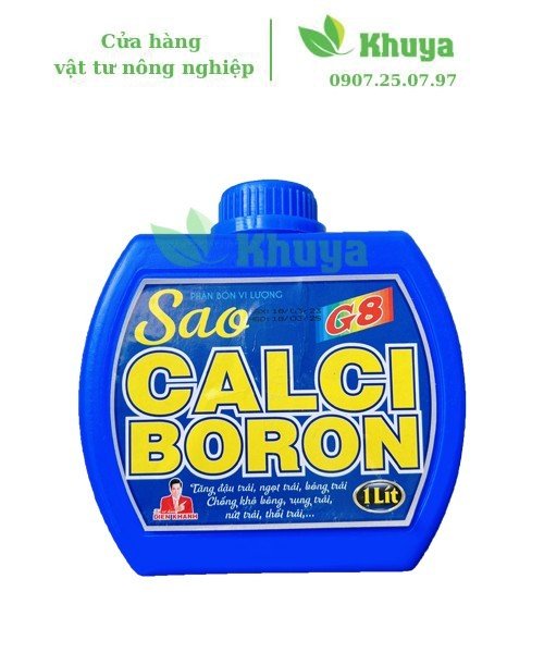 Phân Bón Vi Lượng Dienkhanh Calci Boron 1 Lít Tăng Đậu Trái - Ngọt Trái - Chống Thối Trái