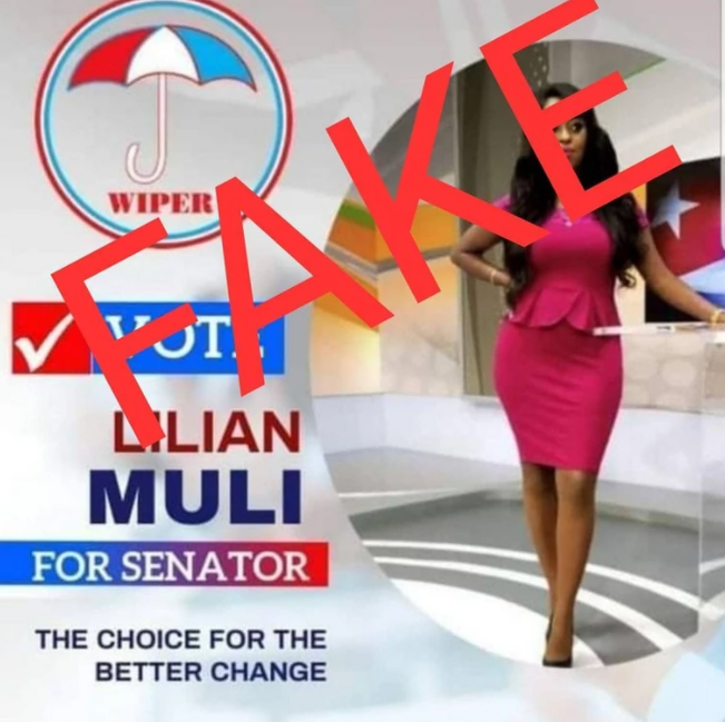 Lillian Muli fake senator post