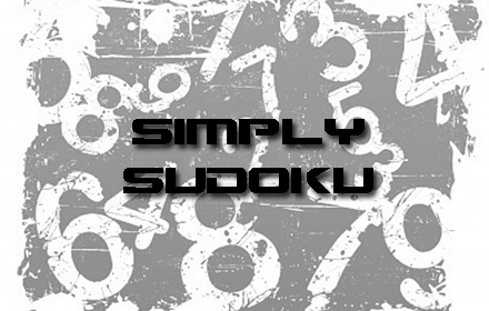 Simply Sudoku chrome extension