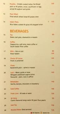 Citrus Cafe menu 1