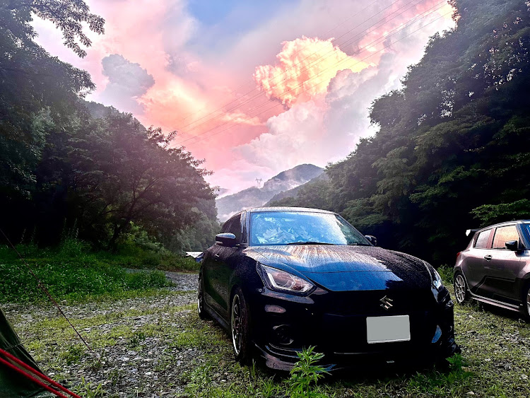 スイフトスポーツの山と愛車・富士山が大好き❤・ずっと笑っていくよ！・笑顔が１番・KZTCワイルド△に関するカスタム事例の投稿画像6枚目