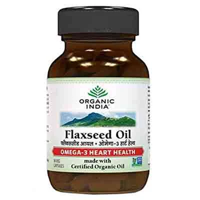 Organic India Flaxseed Oil 60 Cap