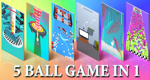 Ball Run Stack - 5 Ball Game Stack Hit Helix in 1 APK MOD screenshots 1