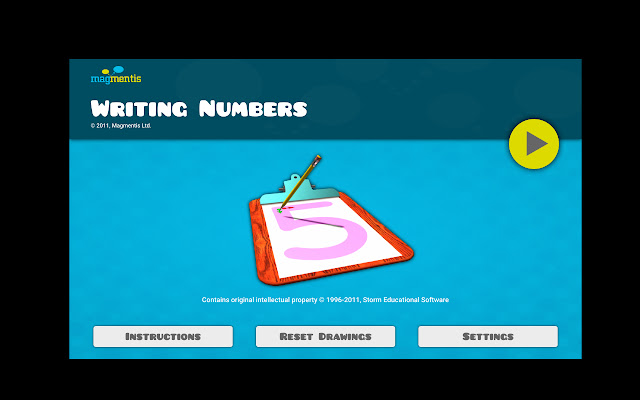 Writing Numbers chrome extension