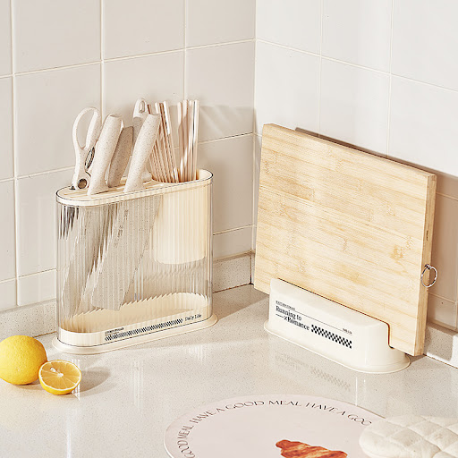 Title 6, Cream Style Kitchen Storage with High Appearanc...