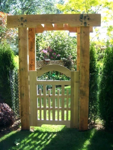 Wooden Garden Gate