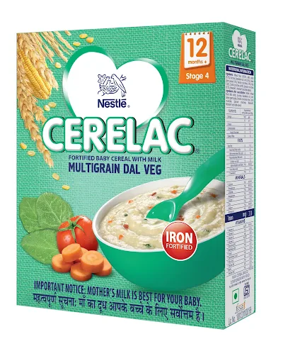 Nestle Cerelac Wheat Apple Baby Cereal, Stage 1, 6 To 12 Months - 300 gm