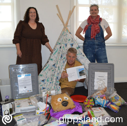 Emergency Relief Centers in East Gippsland now offer Sensory Kits to assist children with sensory conditions, welcomed by families and carers