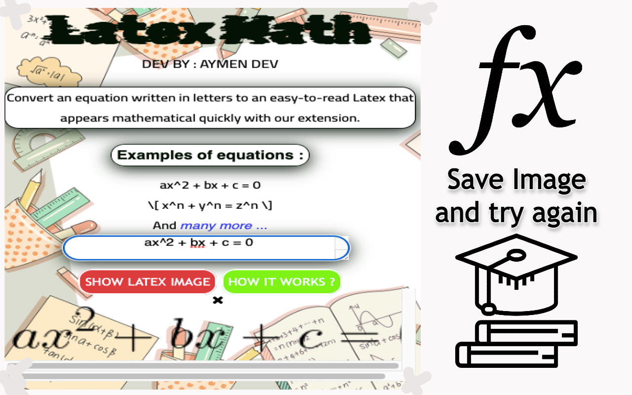 Latex Math Preview image 1