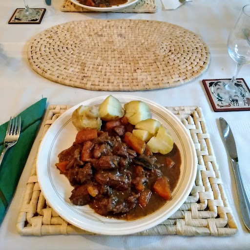 Beef Stew made with Belgian beer