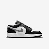 air jordan 1 low gs black / white / particle gray