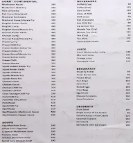 Angel's Resort menu 1