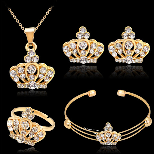 Title 20, Gypsophila Diamond Butterfly Necklace Earrings ...