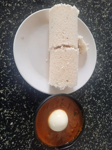 Puttu + Egg