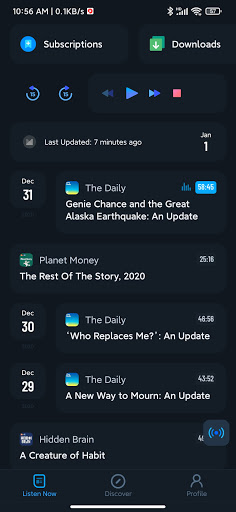 Screenshot Moon FM - The Podcast App