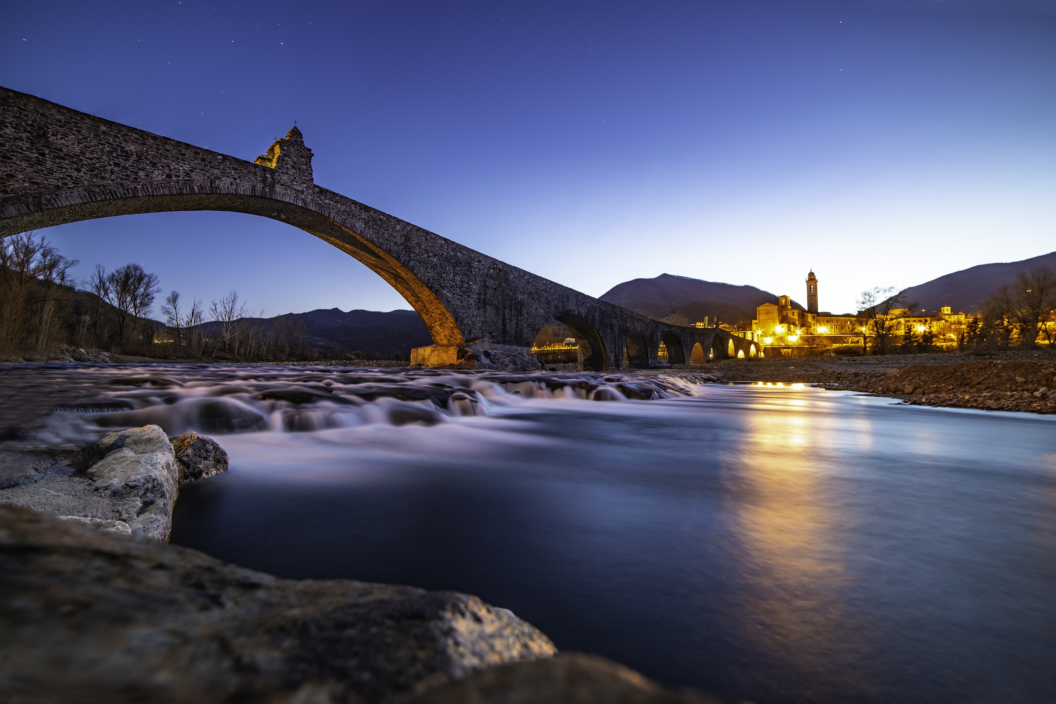 Ponte Gobbo all'imbrunire di Claudio Tenca