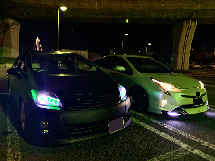 プリウスの人の目は気にしない(笑)・車高調整・DIY・嵐山高雄パークウェイに関するカスタム事例の投稿画像7枚目