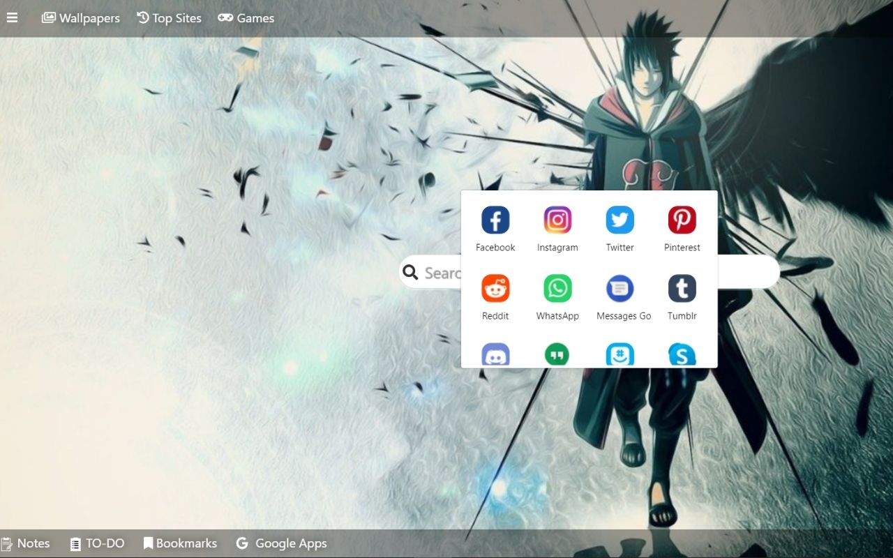 Naruto Shippuden Wallpaper New Tab Theme Preview image 7