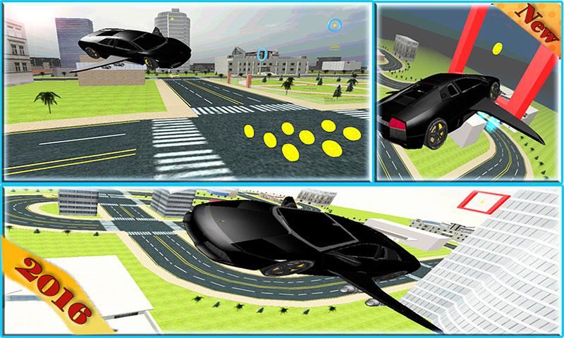 Futuristic Super Flying Car Screen 2