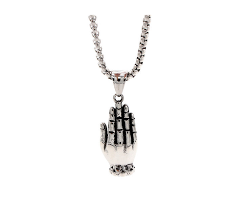 Title 2, Buddha palm pendant