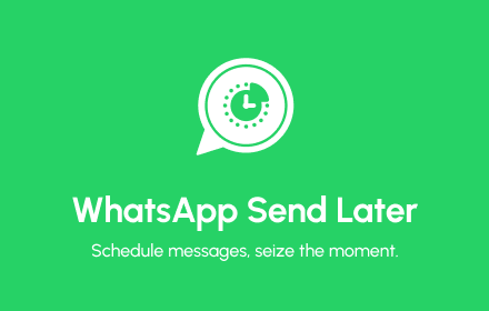 Send Later for WhatsApp small promo image