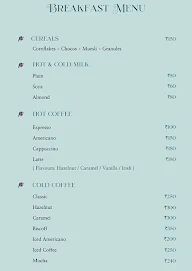 Fonce Chocolatier menu 2