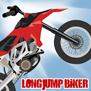 Long Jump Biker  Icon