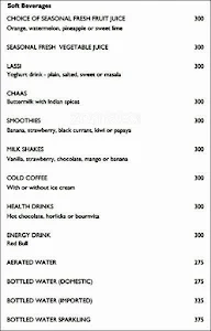 Uno 2 Go - Shangri-La's Eros Hotel menu 7