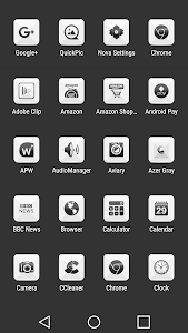 Azer Gray - Icon Pack screenshot 3