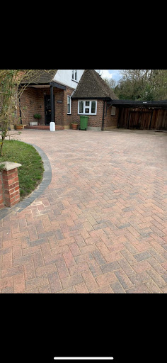 Driveway cleaned, treated & sanded